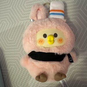 Miniso Little Parrot Bebe Costume Diary Vinyl Face Blind box - Punk Bunny